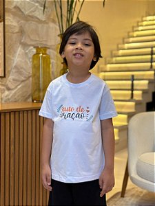 T-SHIRT INFANTIL  DTF FRUTO DE ORAÇÃO - BRANCO