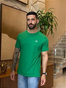 CAMISETA MASCULINA BOSS - VERDE BANDEIRA