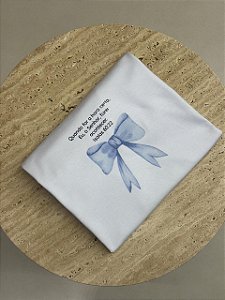 T-SHIRT DTF QUANDO FOR A HORA CERTA - BRANCO