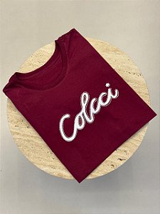 T-SHIRT COLCCI PUFF - BORDO