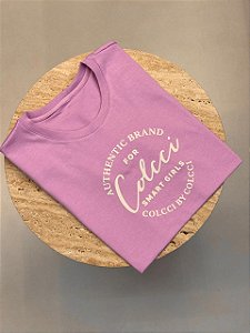T-SHIRT COLCCI SMART GIRLS C/GLITTER - LAVANDA