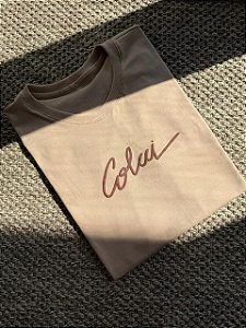 T-SHIRT COLCCI C/ PUFF - BEGE DUNAS