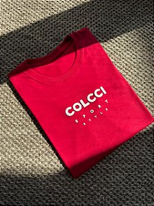 T-SHIRT COLCCI SPORT STYLE ALTO RELEVO - VERMELHO
