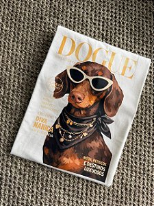 T-SHIRT DTF DOGUE EDIÇÃO DE LUXO - OFF WHITE