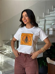 T-SHIRT DTF VEM SENHOR JESUS - OFF WHITE