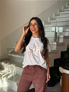T-SHIRT DTF JESUS - OFF WHITE