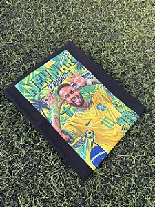 T-SHIRT DTF NEYMAR BRASIL - PRETO