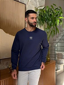 MOLETOM ADIDAS - AZUL MARINHO