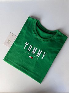 T-SHIRT TOMMY JEANS - VERDE BANDEIRA