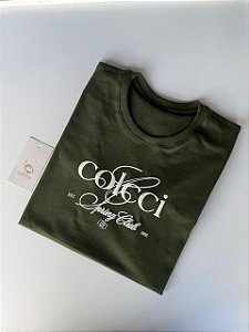 T-SHIRT COLCCI EST. SPRING CLUB 1986 - VERDE MILITAR