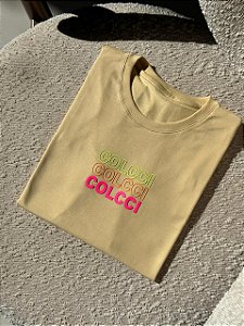 T-SHIRT COLCCI COLCCI COLCCI - AMARELO BRULEE