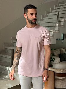 CAMISETA MASCULINA ARAMIS - ROSA ROMANTIC