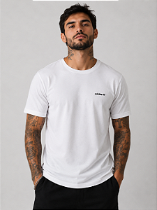 CAMISETA MASCULINA ADIDAS BASIC - BRANCO