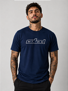 CAMISETA MASCULINA COLCCI PUFF - AZUL MARINHO