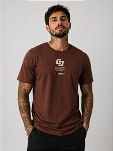 CAMISETA MASCULINA COLCCI EVERYDAY - MARROM