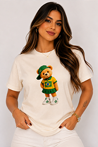 T-SHIRT DTF URSINHA BRASIL - OFF WHITE