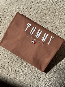 T-SHIRT TOMMY JEANS - MOCHA MOUSSE