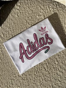T-SHIRT DTF ADIDAS XX ROSA - BRANCO