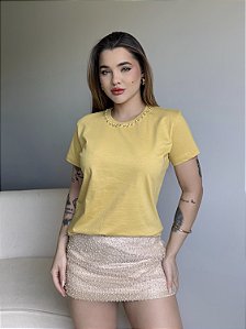 T-SHIRT PEROLAS NA GOLA - AURA SOLAR