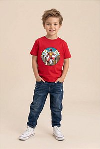 T-SHIRT INFANTIL DTF POWER RANGERS VERMELHO - VERMELHO