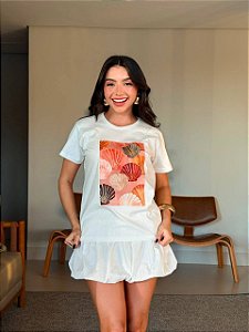 T-SHIRT DTF CONCHAS - OFF WHITE