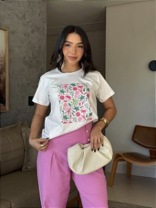 T-SHIRT DTF MOSAICO TARTARUGAS - OFF WHITE