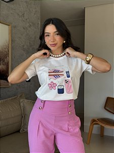 T-SHIRT DTF PICK YOUR VIBE - OFF WHITE