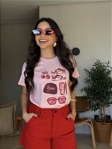 T-SHIRT DTF PATY GIRL RALPH - ROSA CLARO
