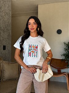 T-SHIRT DTF MEMORIAS DE PARIS - OFF WHITE