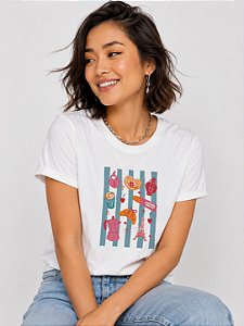 T-SHIRT DTF MEMORIAS DE PARIS - OFF WHITE