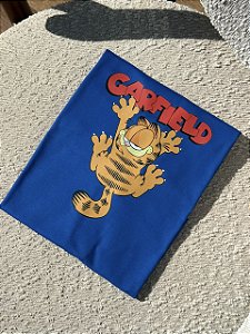 T-SHIRT DTF GARFIELD - AZUL BIC