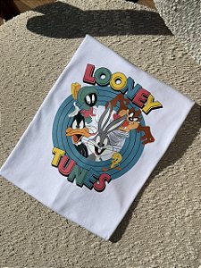 T-SHIRT DTF LOONEY TUNES - BRANCO