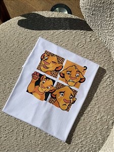 T-SHIRT DTF MOOD SIMBA - BRANCO