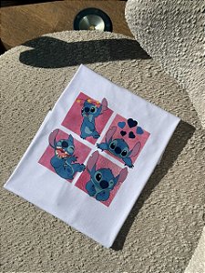 T-SHIRT DTF MOOD STITCH - BRANCO