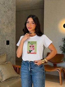T-SHIRT DTF MY MATCHA - OFF WHITE