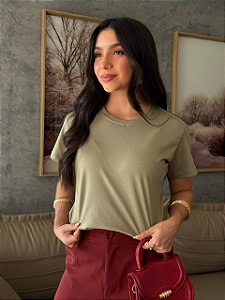 T-SHIRT LISA - VERDE ORVALHO