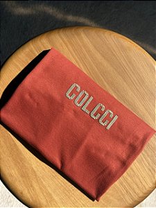 T-SHIRT COLCCI PONTILHADO - TELHA
