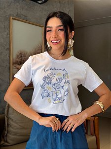 T-SHIRT DTF LA DOLCE VITA CAPRI - BRANCO