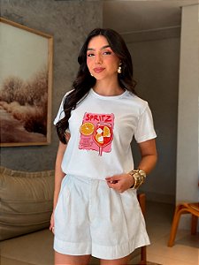 T-SHIRT DTF SPRITZ - OFF WHITE