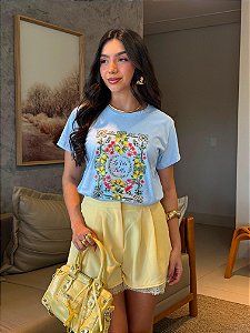 T-SHIRT DTF LA VITA È BELLA - AZUL CÉU