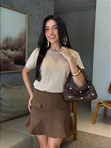 T-SHIRT LISA - BEGE DUNAS