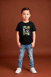 T-SHIRT INFANTIL DTF AWESOME LIFESTYLE - PRETO