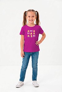 T-SHIRT INFANTIL DTF CAPIVARA LAÇOS - FRUTA SILVESTRE