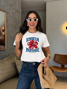 T-SHIRT DTF SUNDREAM PARADISE - OFF WHITE