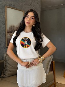 T-SHIRT DTF NASA - OFF WHITE