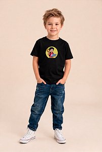 T-SHIRT INFANTIL DTF SÃO CARLOS ACUTIS - PRETO