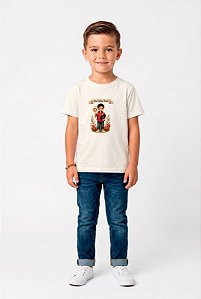 T-SHIRT INFANTIL DTF SÃO CARLOS ACUTIS AQUARELA - OFF WHITE