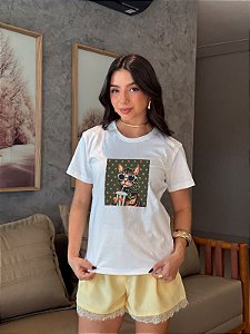 T-SHIRT DTF GATO POA VERDE