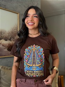 T-SHIRT DTF NOSSA SENHORA APARECIDA COLORS