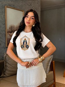 T-SHIRT DTF Ó MARIA CONCEBIDA SEM PECADO